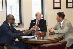Day on the Hill Legislator Visits PICPA visits with Rep. Michael Peifer