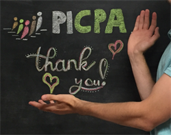 PICPA Thank You on blackboard