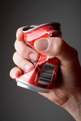 Sweet Drink Getting Squeezed