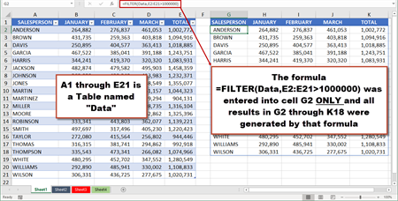 DynamicArray_Fig2 Use of "Filter" in a Dynamic Array
