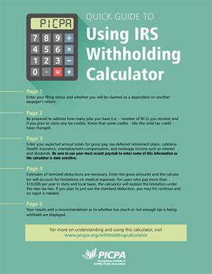 IRS-Withholding-Guide-Graphic Resource: Guide to IRS Withholding Calculator