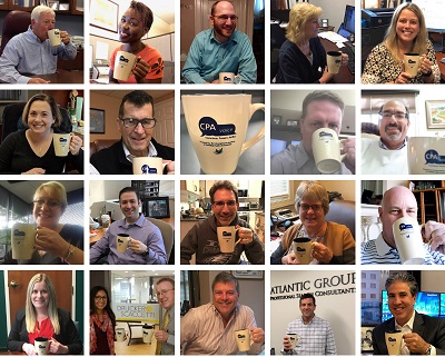 Mug Shots: PICPA members with their CPA Voice coffee mugs