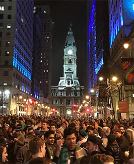 Broad Street Crowd: Eagles Super Bowl Victory Night 2018