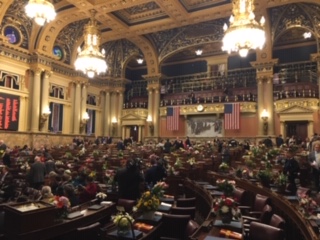 Pennsylvania General Assenbly on Swearing-In Day 2019