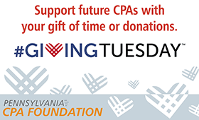 Support future CPAs on # Giving Tuesday