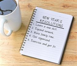 New Year's Resolutions List: Including learn a new skill