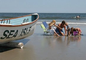 Beach at Sea Isle, New Jersey