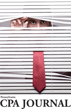 Man peeking though window blinds