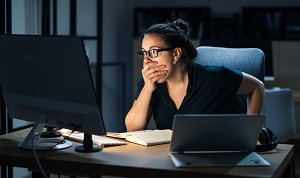 CPA suddenly realizing she's been exposed to a data breach