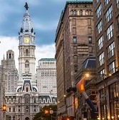 Street view of Philadelphia City Hall