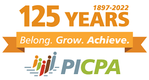 Banner highlighting PICPA's 125th anniversary and the 2022 annual meeting