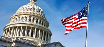 U.S. Capitol: Close up of dome