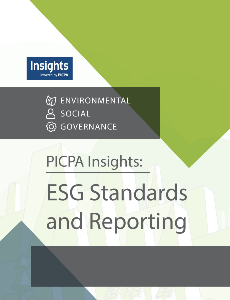 Cover of "PICPA Insights:ESG Standards and Reporting"