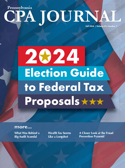 Fall 2024 cover with American flag in background